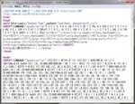 “品川真弓のがお〜〜!!”のソースをFirefoxで見た図。バージョンは3.6.10です